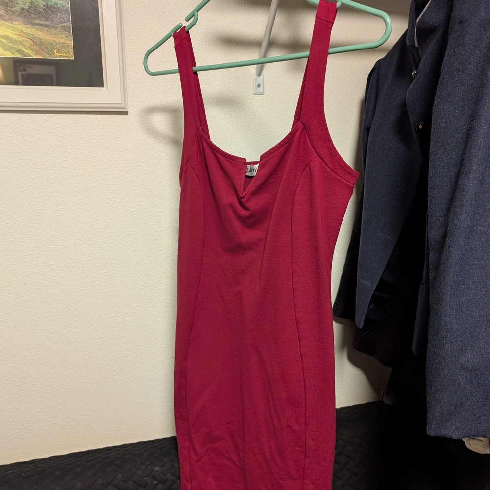 Magenta Mini Dress - Picture 4 of 5